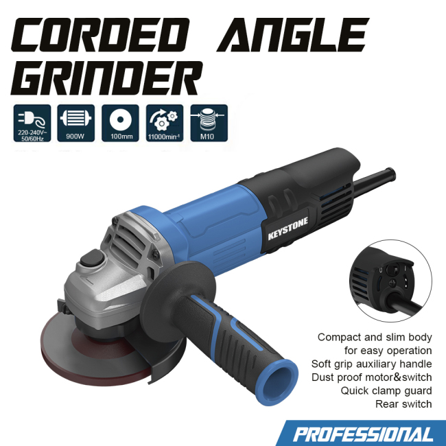 PRO 66108 Corded 4 In. Angle Grinder